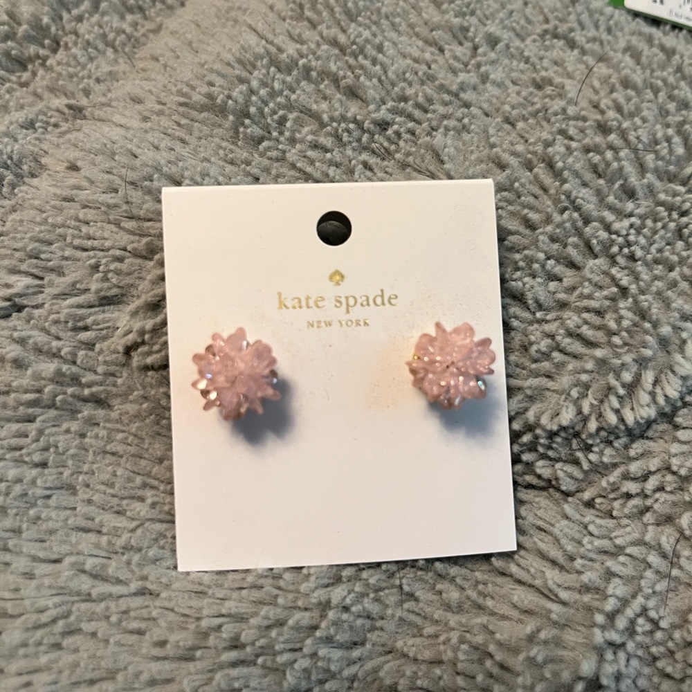 Kate Spade Pink Floral Earrings